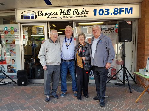 Lions supporting Burgess Hill Radio