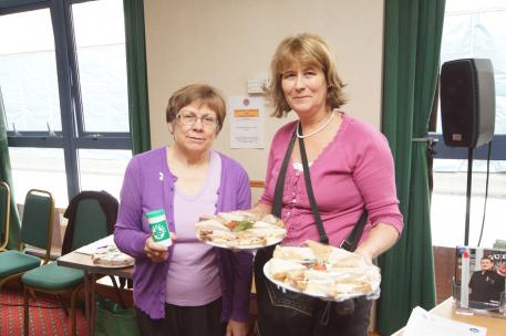 Sandwiches at the Mid Sussex Older People\\\'s Council get-together